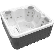 Whirlpool Outdoor 4 - 5 Personen winterfest Reluxis Callisto Wellis plug and play Garten kaufen viereckig