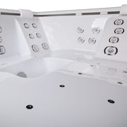Whirlpool Outdoor 4 - 5 Personen winterfest Reluxis Dabassy Edge Premier Wellis für den Garten kaufen Design modern 4 eckig Detailbild Sitze