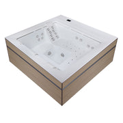 Whirlpool Outdoor 4 - 5 Personen winterfest Reluxis Dabassy Edge Premier Wellis für den Garten kaufen Design modern 4 eckig