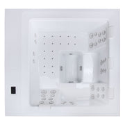 Whirlpool Outdoor 4 - 5 Personen winterfest Reluxis Dabassy Edge Premier Wellis für den Garten kaufen Design modern 4 eckig Draufsicht