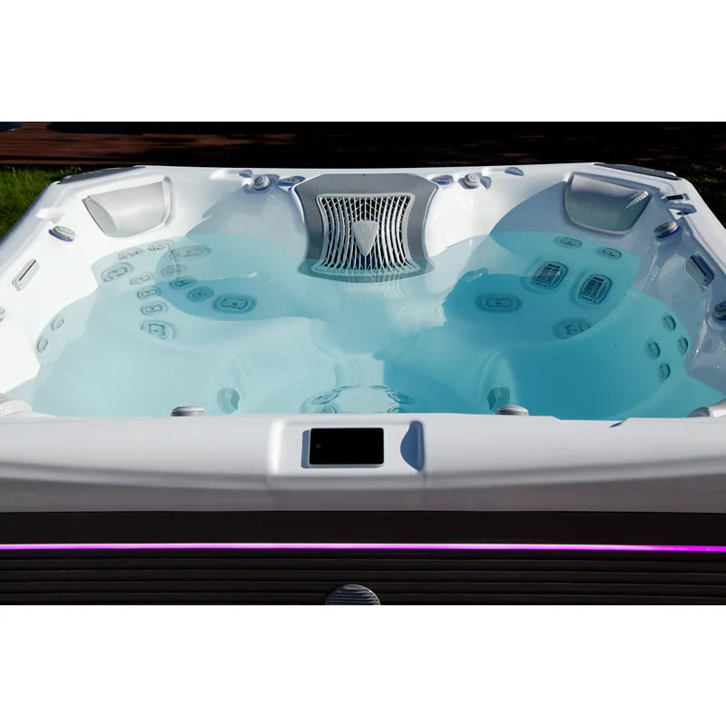 Whirlpool Outdoor 6 - 7 Personen winterfest Reluxis Elbrus Life Wellis Garten kaufen Nahaufnahme