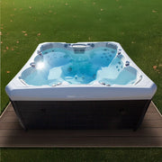 Whirlpool Outdoor im Garten 2 4 6 Personen winterfest kaufen Preis ganzjährig Wellis Lima 4 eckig