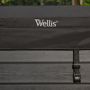 Whirlpool Outdoor im Garten 2 4 6 Personen winterfest kaufen Preis ganzjährig Wellis Lima 4 eckig Thermoabdeckung