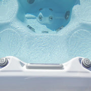 Whirlpool Outdoor im Garten 2 4 6 Personen winterfest kaufen Preis ganzjährig Wellis Lima 4 eckig Detailbild Draufsicht
