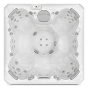 Whirlpool Outdoor im Garten 2 4 6 Personen winterfest kaufen Preis ganzjährig Wellis Lima 4 eckig Draufsicht weiss