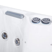 Whirlpool Outdoor im Garten 2 4 6 Personen winterfest kaufen Preis ganzjährig Wellis Lima 4 eckig Detailbild Düsen