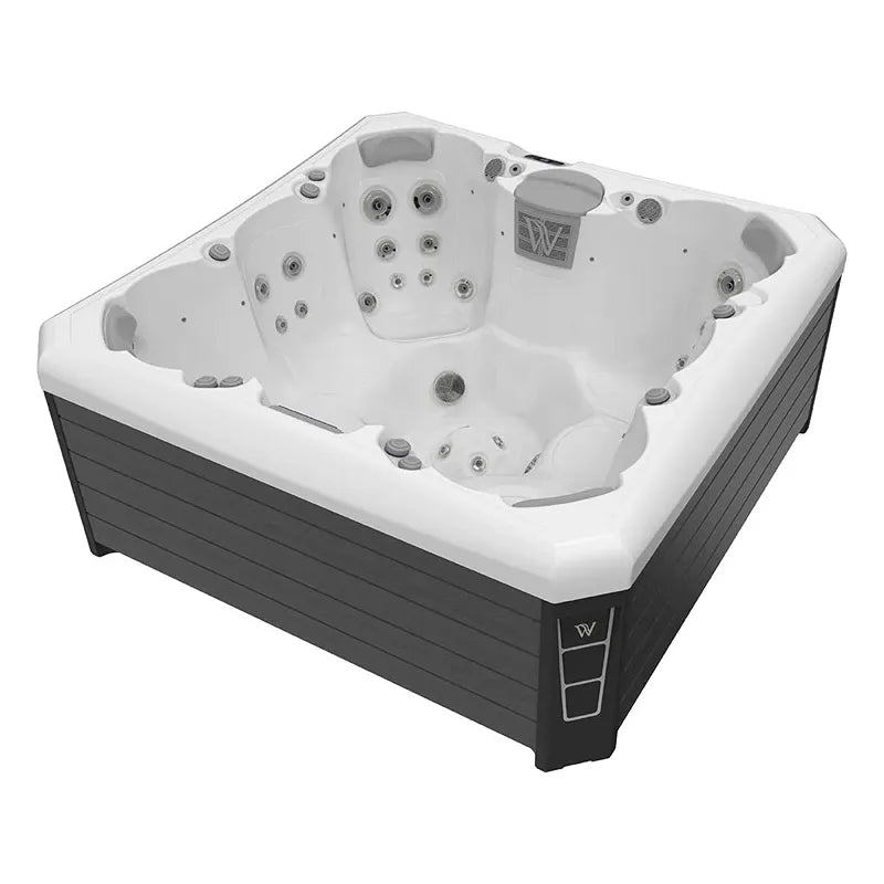 Whirlpool Outdoor im Garten 2 4 6 Personen winterfest kaufen Preis ganzjährig Wellis Lima 4 eckig 