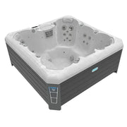 Whirlpool Outdoor im Garten 2 4 6 Personen winterfest kaufen Preis ganzjährig Wellis Lima 4 eckig weiss