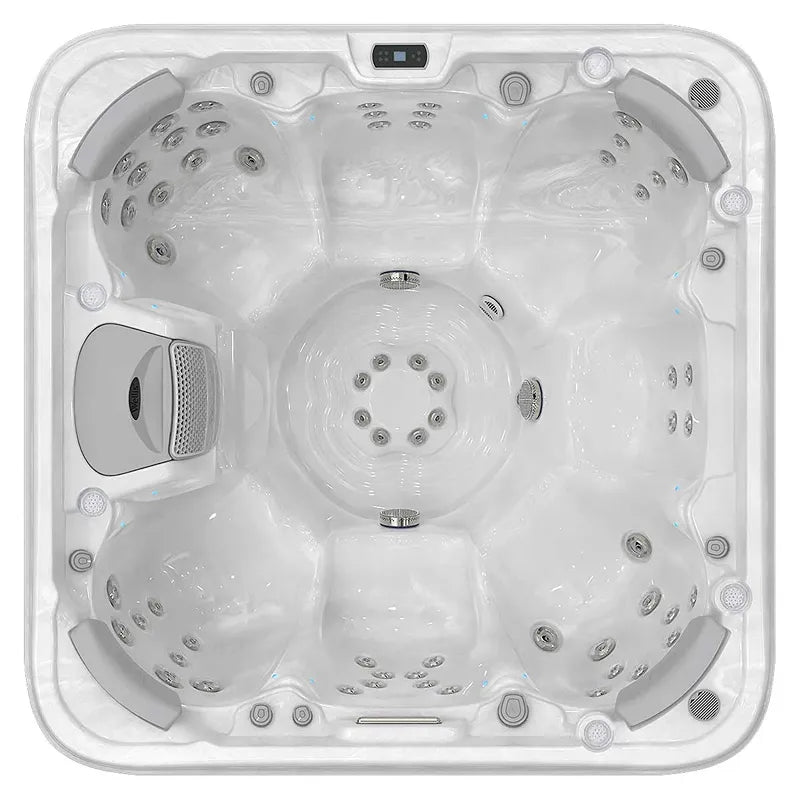 Whirlpool Outdoor 6 - 7 Personen winterfest Reluxis Vienna Life Wellis Garten kaufen Draufsicht