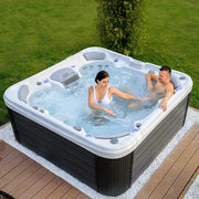 Whirlpool Outdoor 6 - 7 Personen winterfest Reluxis Vienna Life Wellis Garten kaufen quadratisch 2 Personen drin