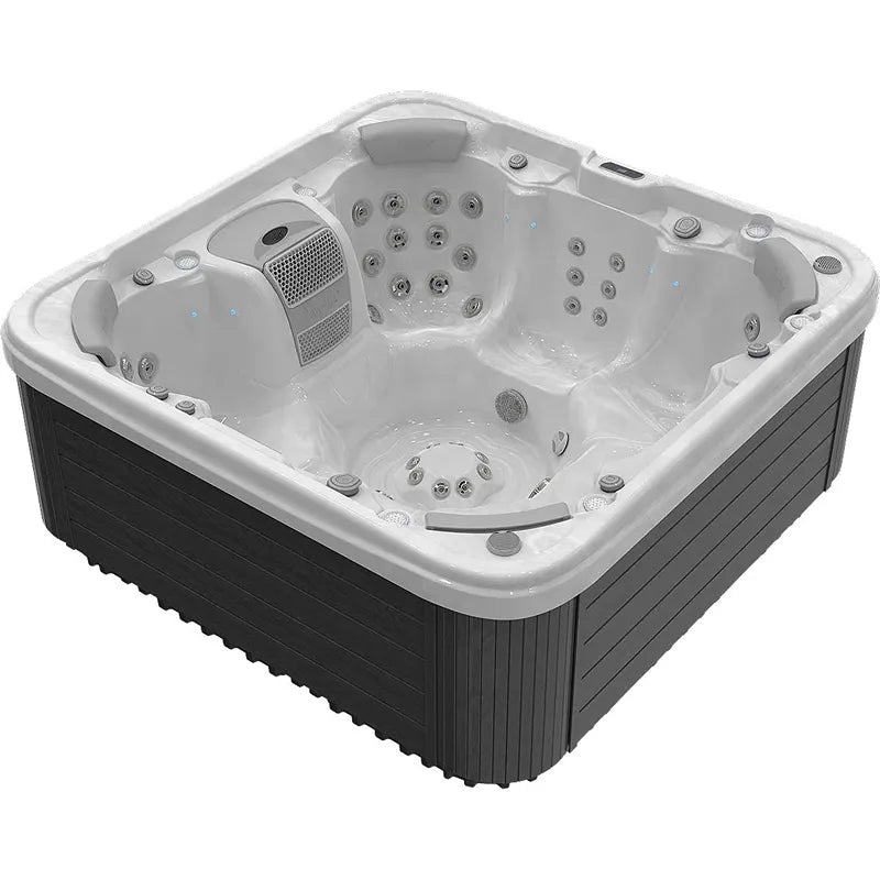 Whirlpool Outdoor 6 - 7 Personen winterfest Reluxis Vienna Life Wellis Garten kaufen quadratisch