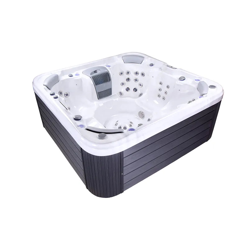 Whirlpool Outdoor 6 - 7 Personen winterfest Reluxis Vienna Life Wellis für den Garten kaufen quadratisch