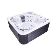 Whirlpool Outdoor 6 - 7 Personen winterfest Reluxis Vienna Life Wellis für den Garten kaufen quadratisch