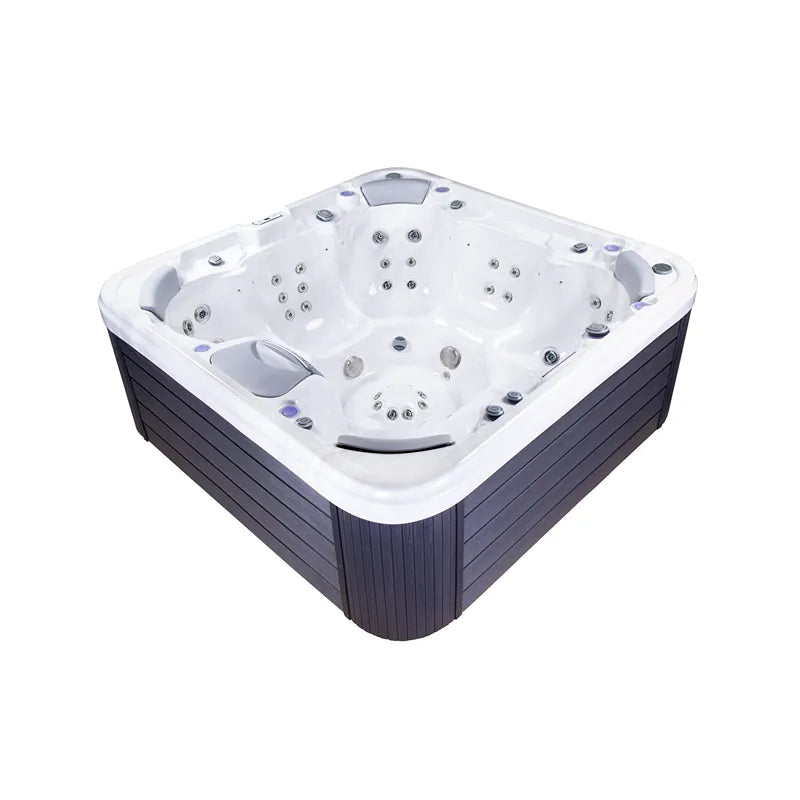 Whirlpool Outdoor 6 - 7 Personen winterfest Reluxis Vienna Life Wellis im Garten kaufen quadratisch