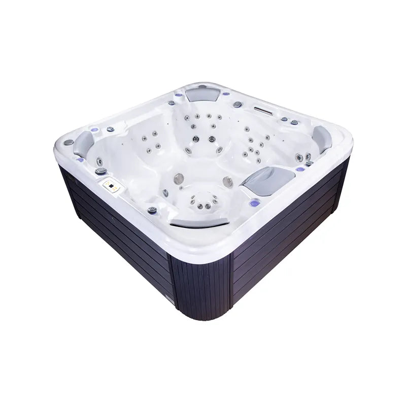 Whirlpool Outdoor 6 - 7 Personen winterfest Reluxis Vienna Life Wellis für Garten kaufen quadratisch