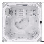 Whirlpool Outdoor 6 Personen winterfest Reluxis Kilimanjaro Life Wellis Garten kaufen Preis Draufsicht