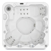 Whirlpool Outdoor 6 Personen winterfest Reluxis Jupiter Wellis im Garten kaufen Angebot draußen energiesparend für Terrasse Draufsicht