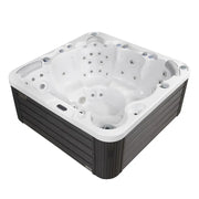 Whirlpool Outdoor 6 Personen winterfest Reluxis Jupiter Wellis im Garten kaufen Angebot draußen energiesparend für Terrasse