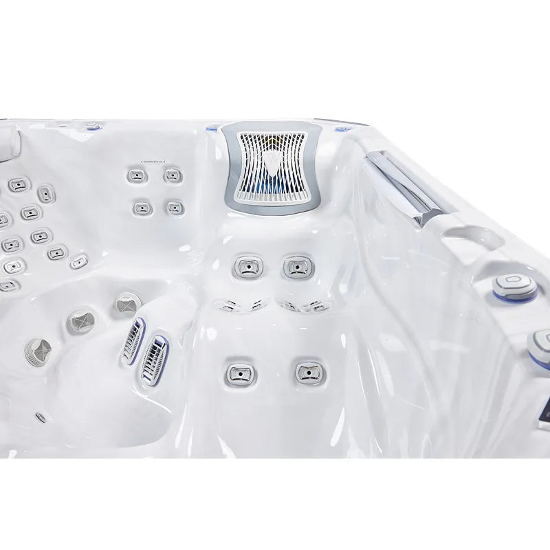 Whirlpool Outdoor 6 Personen winterfest Reluxis Kilimanjaro Life Wellis Garten kaufen Preis Detailbild Liege