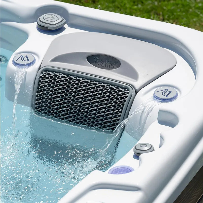Whirlpool Outdoor 6 Personen winterfest Reluxis Lugano Life Wellis Garten kaufen viereckig freistehend Detailbild Filter