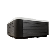 Whirlpool Outdoor 6 Personen winterfest Reluxis Lugano Life Wellis Garten kaufen viereckig freistehend Seitenansicht