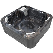 Whirlpool Outdoor 6 Personen winterfest Reluxis Lugano Life Wellis Garten kaufen viereckig freistehend dunkel