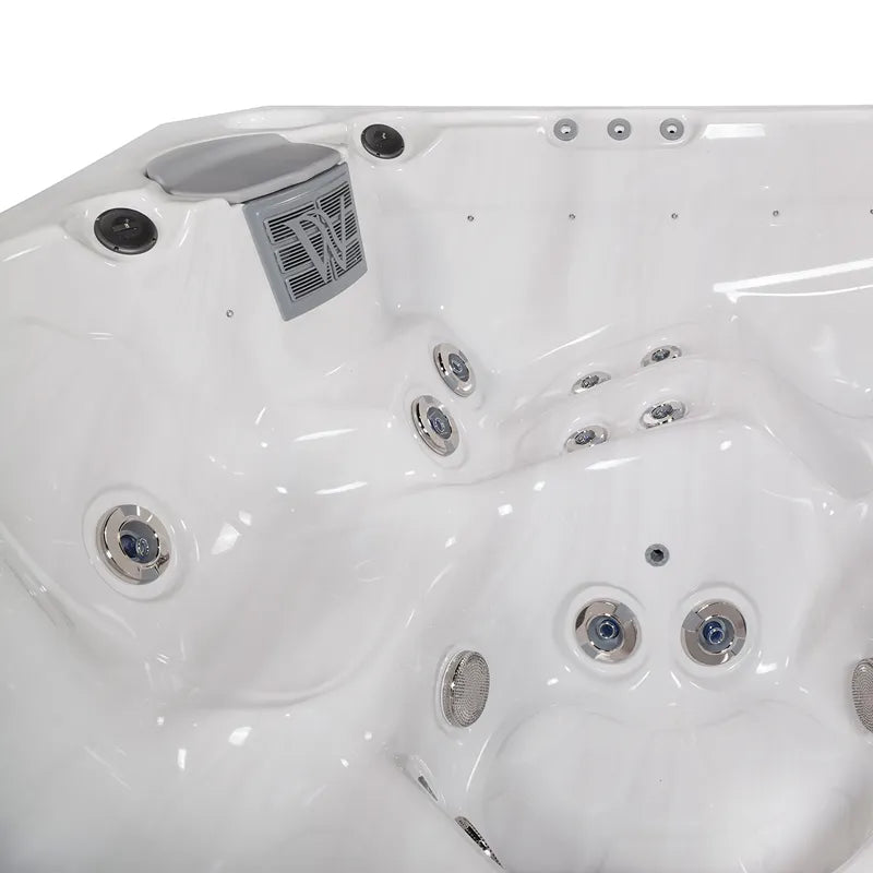 Whirlpool 6 Personen winterfest Outdoor Reluxis Malaga Life Wellis für den Garten kaufen viereckig Detailbild
