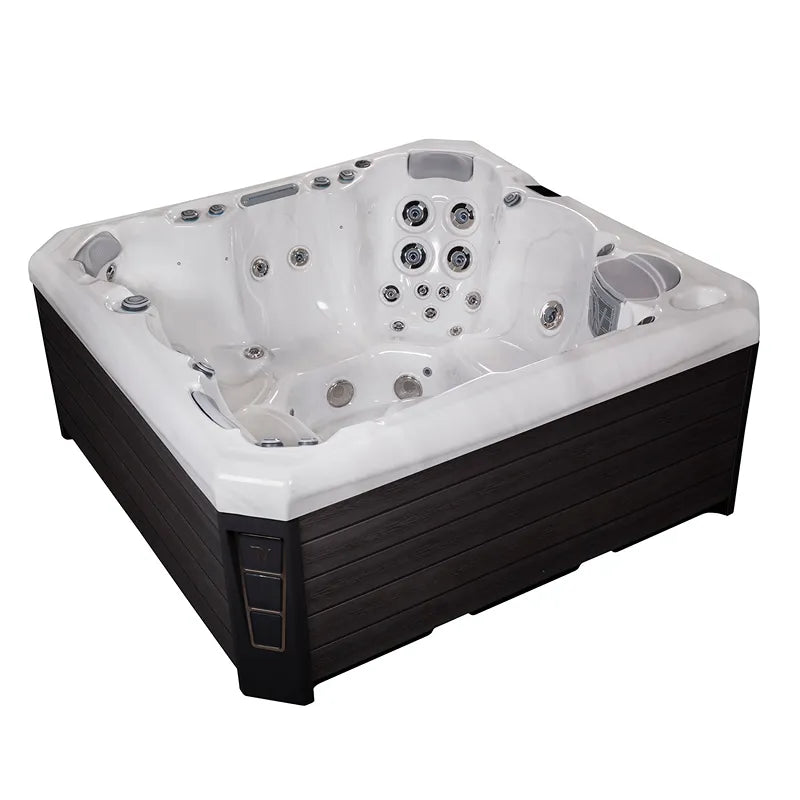 Whirlpool 6 Personen winterfest Outdoor Reluxis Malaga Life Wellis für den Garten kaufen viereckig