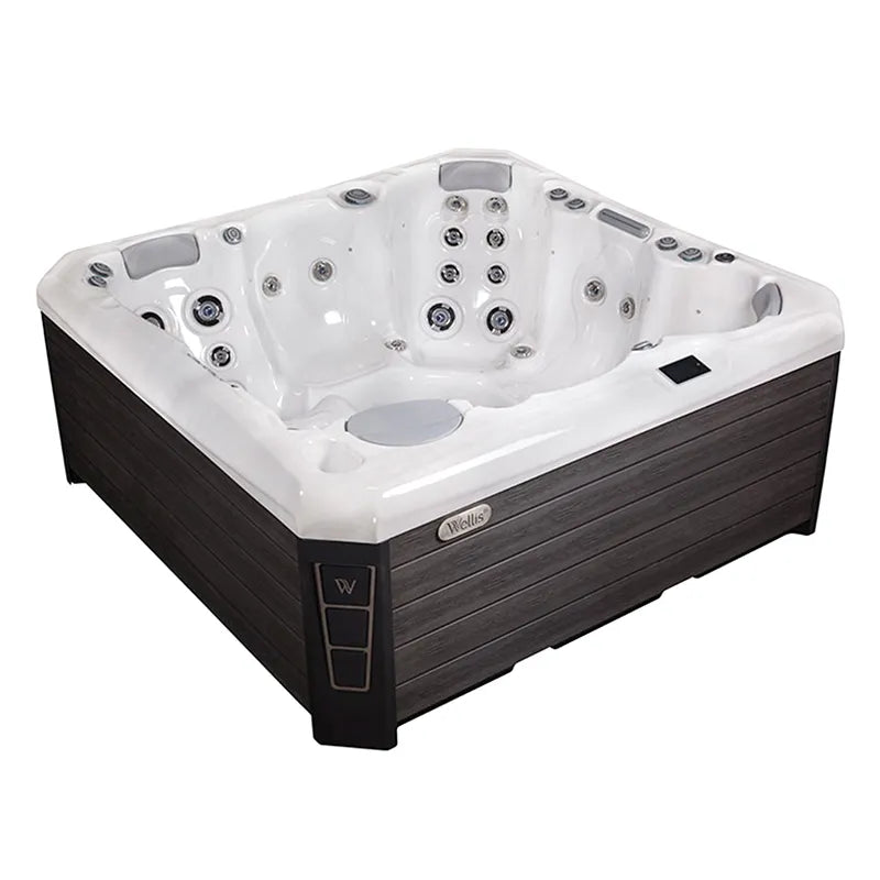 Whirlpool 6 Personen winterfest Outdoor Reluxis Malaga Life Wellis für den Garten kaufen viereck