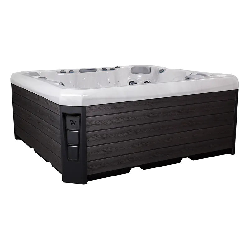 Whirlpool 6 Personen winterfest Outdoor Reluxis Malaga Life Wellis für den Garten kaufen quadratisch