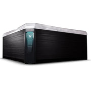 Whirlpool 6 Personen winterfest Outdoor Reluxis Malaga Life Wellis für den Garten kaufen viereckig Seitenansicht