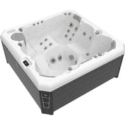Whirlpool Outdoor 6 Personen winterfest Reluxis Malaga Life Wellis für den Garten kaufen viereckig weiss