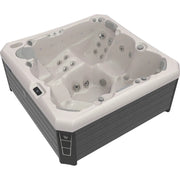 Whirlpool Outdoor 6 Personen winterfest Reluxis Malaga Life Wellis für den Garten kaufen viereckig hell