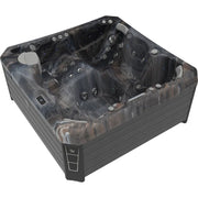 Whirlpool Outdoor 6 Personen winterfest Reluxis Malaga Life Wellis für den Garten kaufen viereckig dunkel marmoriert