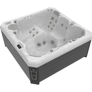 Whirlpool 6 Personen winterfest Outdoor Reluxis Malaga Life Wellis Garten kaufen viereckig