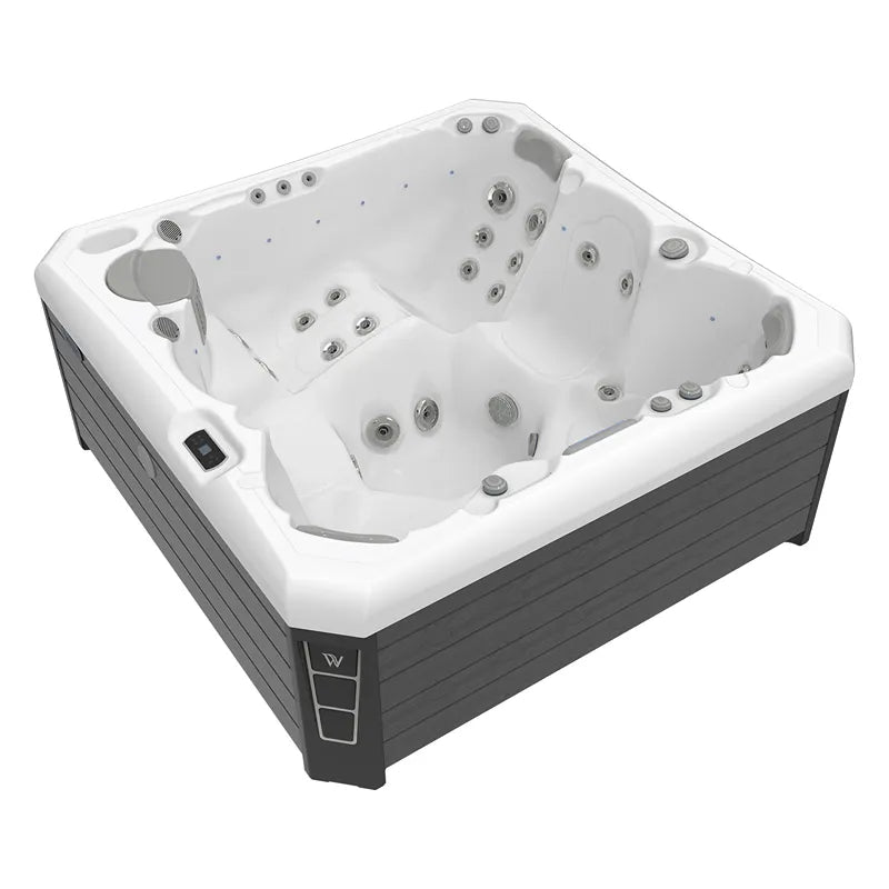 Whirlpool Outdoor 6 Personen winterfest Reluxis Malaga Life Wellis für den Garten kaufen viereckig