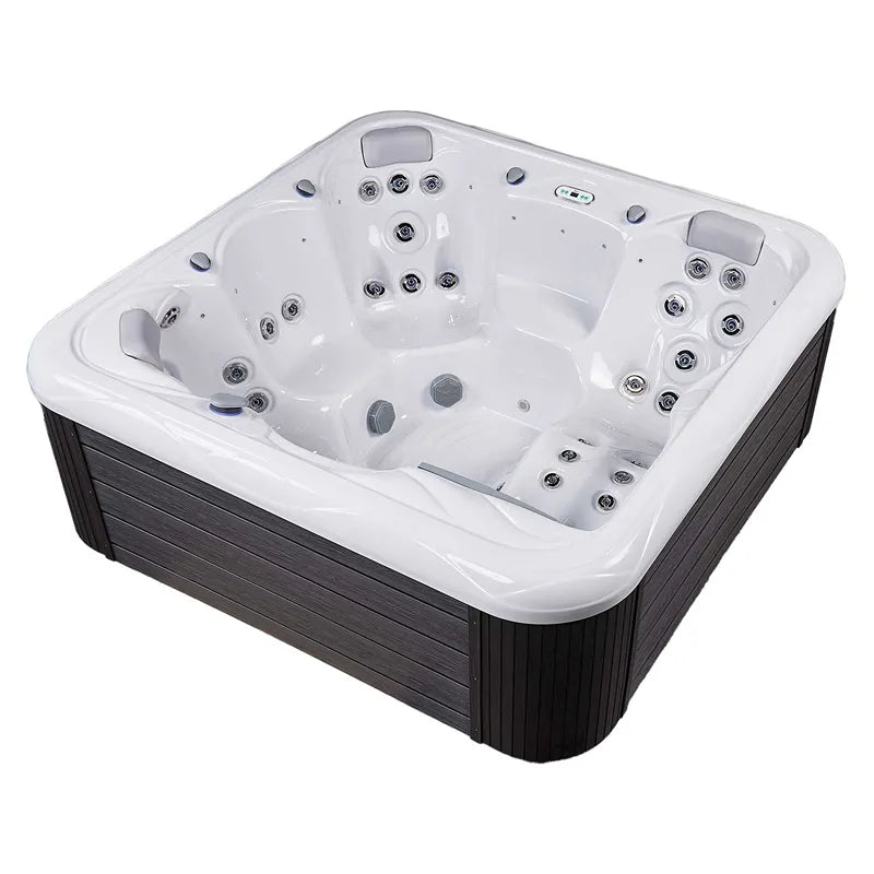 Whirlpool Outdoor 6 Personen winterfest Reluxis Venus Wellis für den Garten kaufen quadratisch