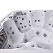 Whirlpool Outdoor 6 Personen winterfest Reluxis Venus Wellis Garten kaufen quadratisch Detailbild Sitzplätze