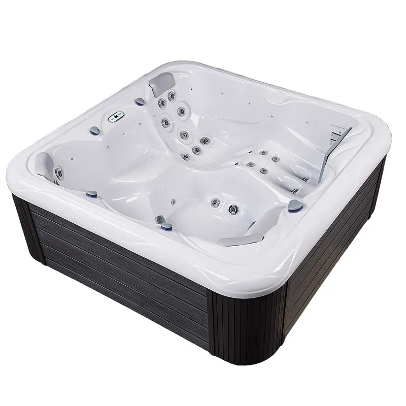 Whirlpool Outdoor 6 Personen winterfest Reluxis Venus Wellis für den Garten kaufen quadratisch