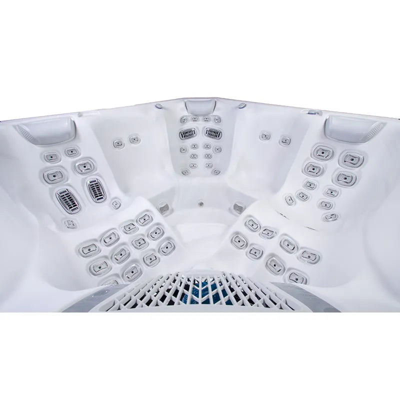 Whirlpool Outdoor winterfest für 2 4 5 Personen Reluxis Everest Life Wellis Garten Preis kaufen Detailbild Sitze