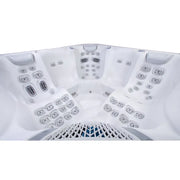 Whirlpool Outdoor winterfest für 2 4 5 Personen Reluxis Everest Life Wellis Garten Preis kaufen Detailbild Sitze