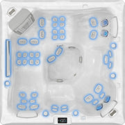 Whirlpool Outdoor Garten 2 4 6 Personen winterfest kaufen ganzjährig Preis Wellis Makalu Draufsicht Düsen beleuchtet