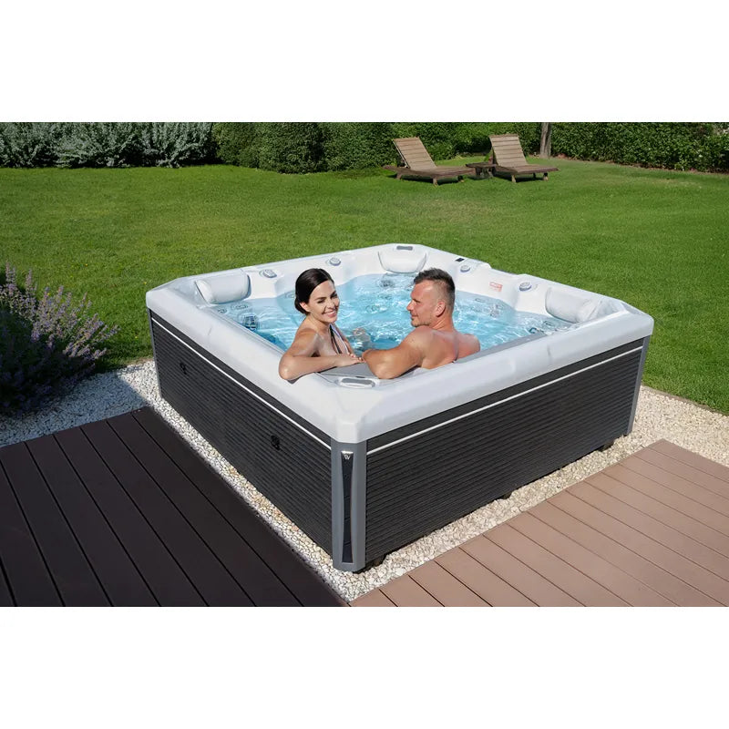 Whirlpool Outdoor Garten 2 4 6 Personen winterfest kaufen ganzjährig Preis Wellis Makalu mit 2 Personn drin