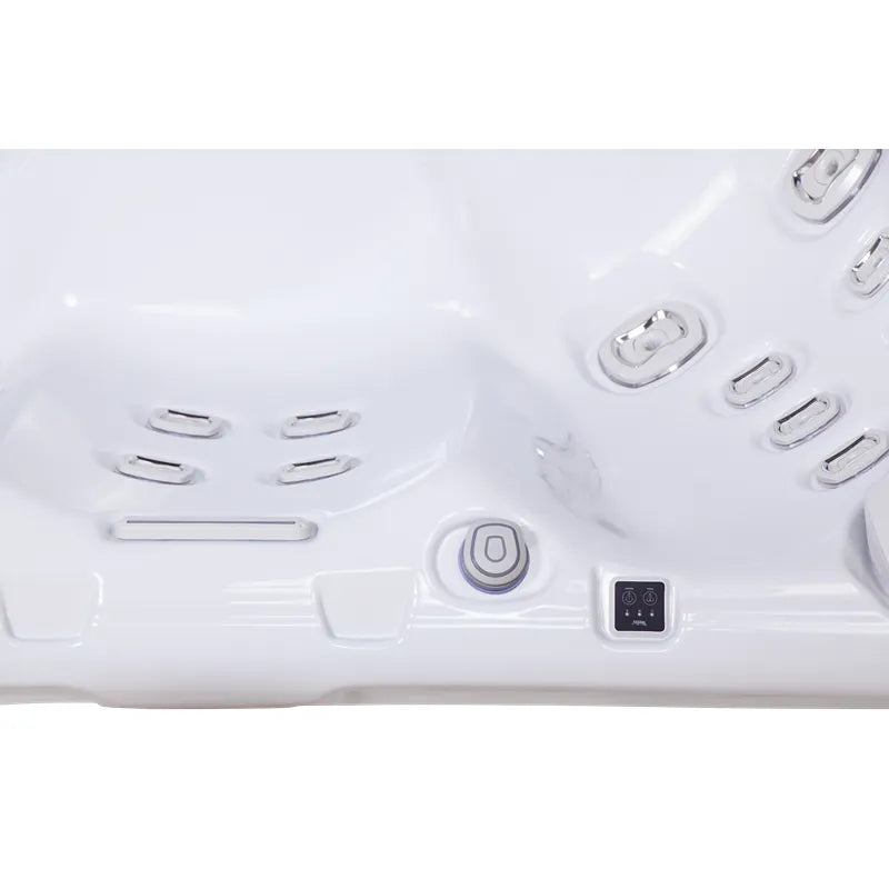 Whirlpool Outdoor winterfest 6 - 7 Personen Reluxis Mandala Life Wellis Preis Garten kaufen Detailbild Düsen