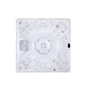 Whirlpool Outdoor winterfest 6 - 7 Personen Reluxis Mandala Life Wellis Preis Garten kaufen Draufsicht