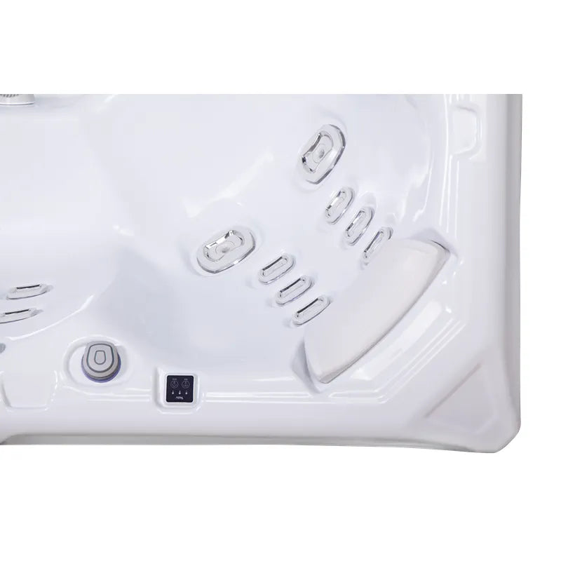 Whirlpool Outdoor winterfest 6 - 7 Personen Reluxis Mandala Life Wellis Preis Garten kaufen Detailbild Düsen