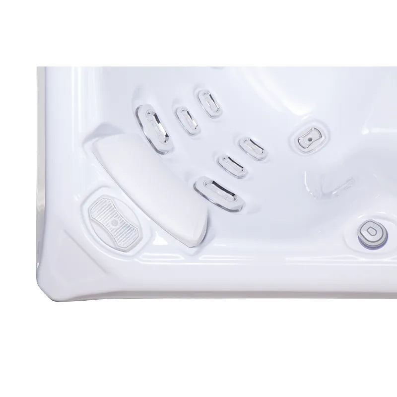 Whirlpool Outdoor winterfest 6 - 7 Personen Reluxis Mandala Life Wellis Preis Garten kaufen Detailbild Kopfstütze