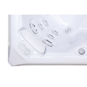 Whirlpool Outdoor winterfest 6 - 7 Personen Reluxis Mandala Life Wellis Preis Garten kaufen Detailbild Kopfstütze